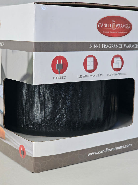Primitive Black 2-in-1 Wax & Candle Warmer